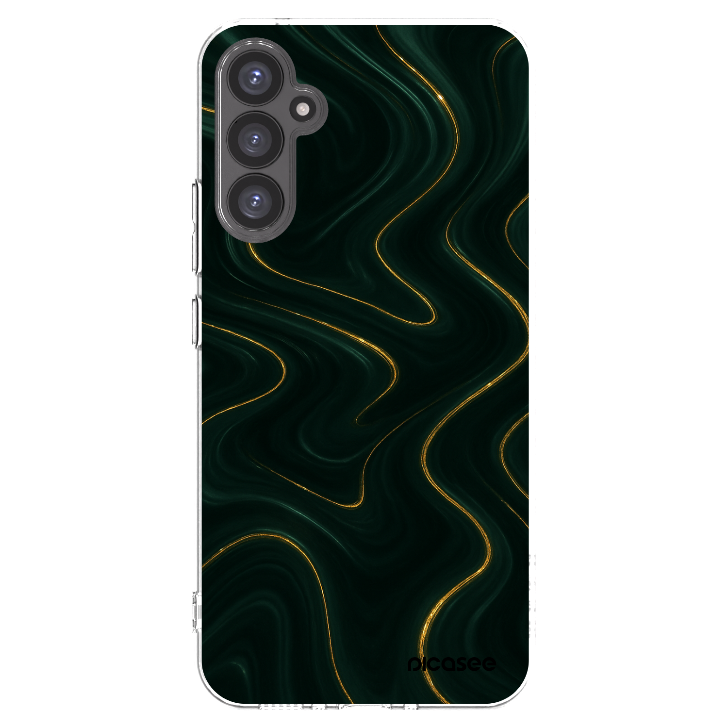 Picasee silikonowe przeźroczyste etui na Samsung Galaxy A34 5G A346B - Vawes