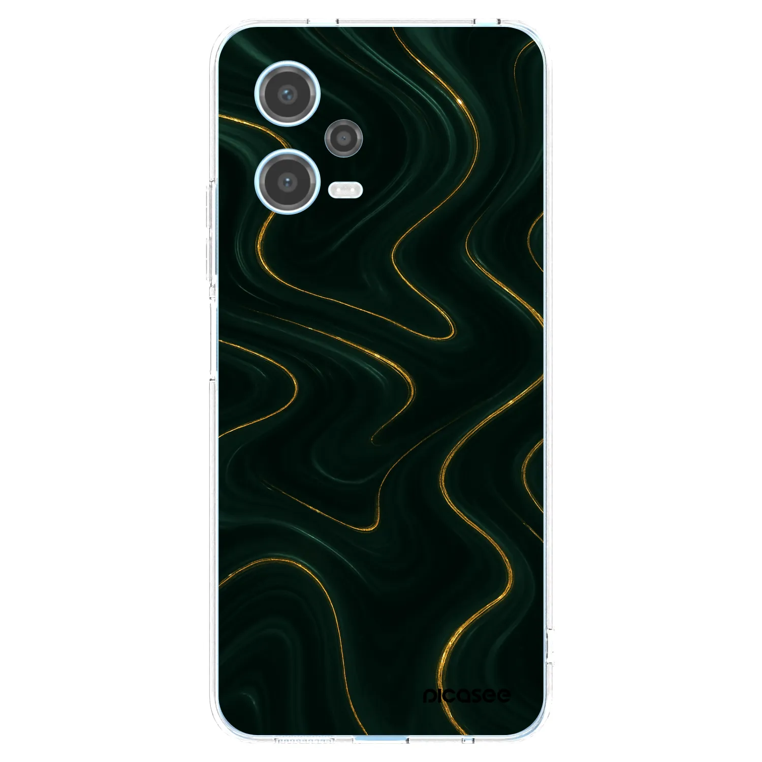 Picasee silikonowe przeźroczyste etui na Xiaomi Redmi Note 12 5G - Vawes