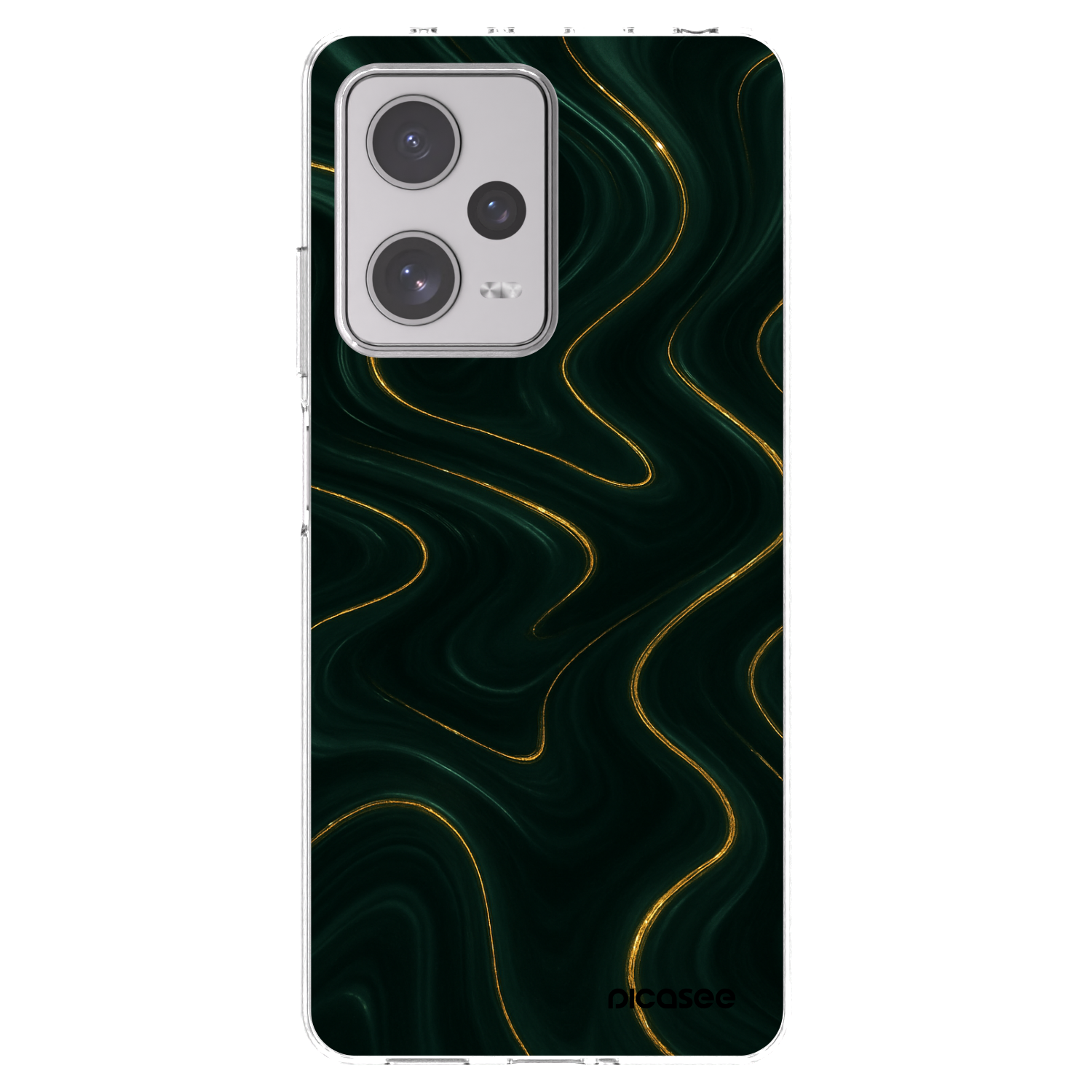Picasee silikonowe przeźroczyste etui na Xiaomi Redmi Note 12 Pro+ 5G - Vawes