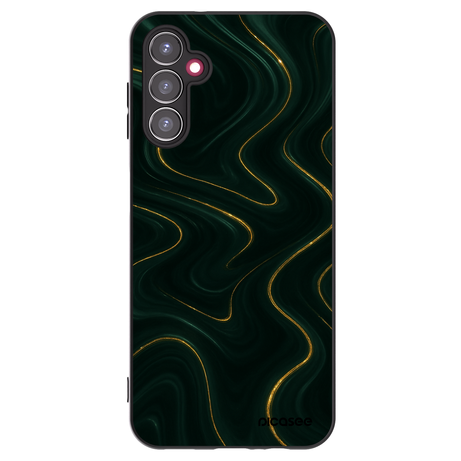 Picasee silikonowe czarne etui na Samsung Galaxy A14 5G A146P - Vawes