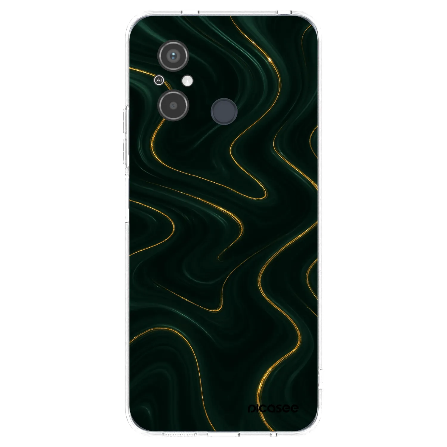 Picasee silikonowe przeźroczyste etui na Xiaomi Redmi 12C - Vawes