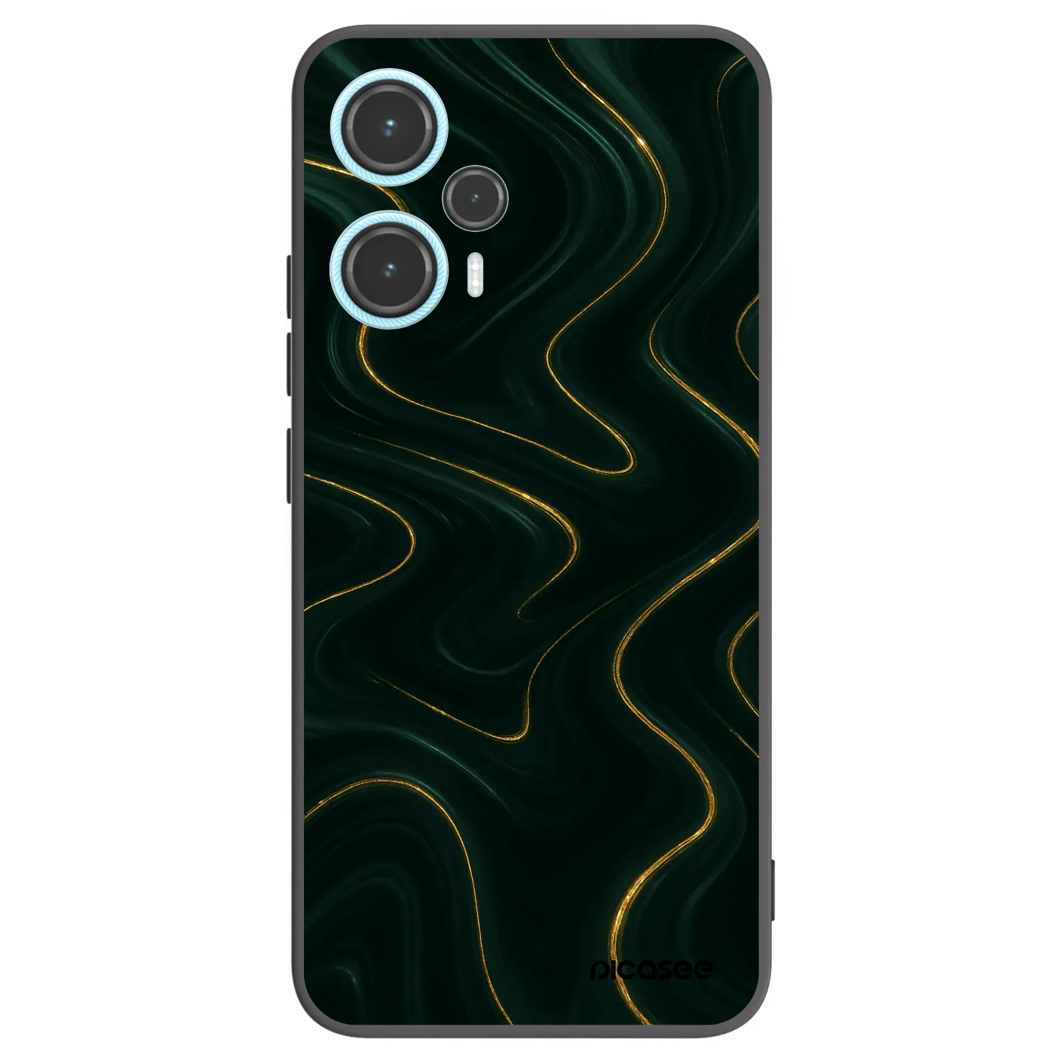 Picasee silikonowe czarne etui na Xiaomi Poco F5 - Vawes