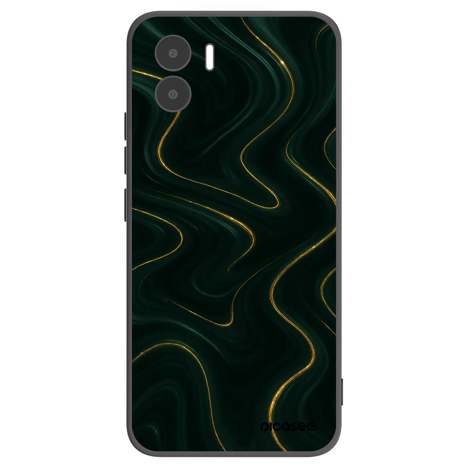 Picasee silikonowe czarne etui na Xiaomi Redmi A2 - Vawes