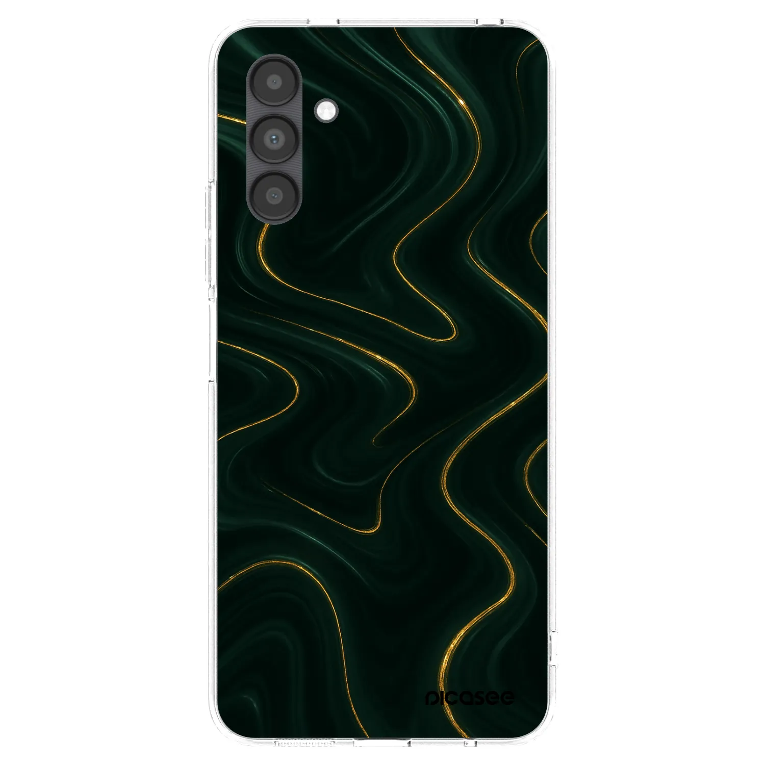 Picasee silikonowe przeźroczyste etui na Samsung Galaxy A04s A047F - Vawes