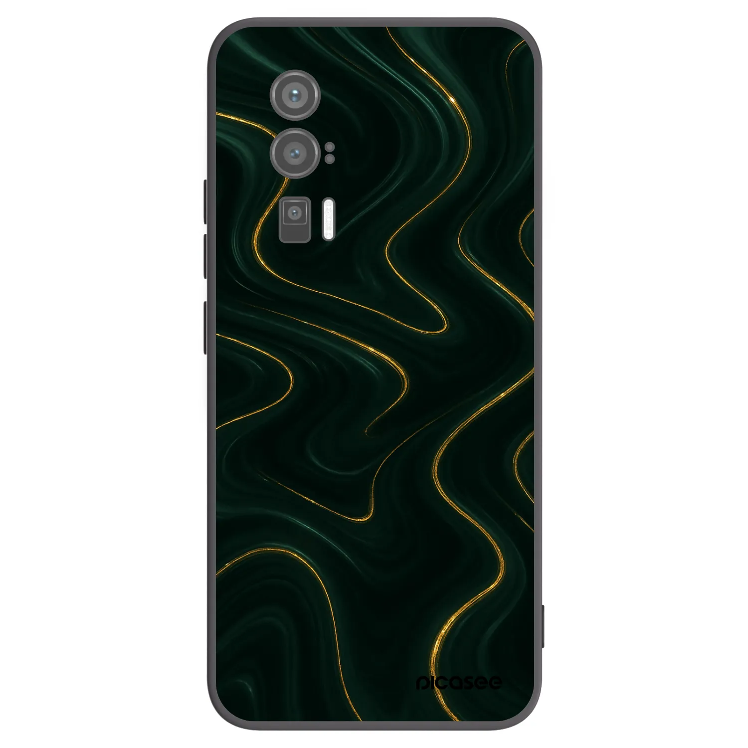 Picasee silikonowe czarne etui na Xiaomi Poco F5 Pro 5G - Vawes