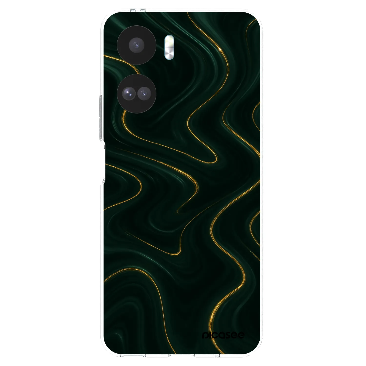 Picasee silikonowe przeźroczyste etui na Honor 90 Lite 5G - Vawes