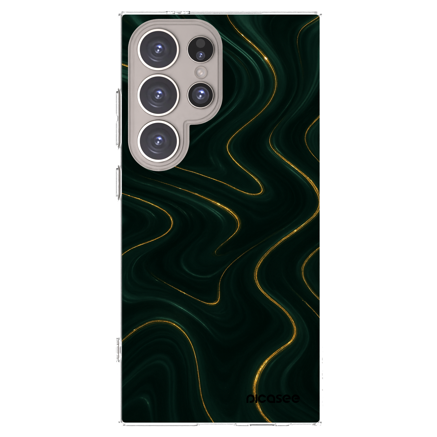 Picasee silikonowe przeźroczyste etui na Samsung Galaxy S24 Ultra S928B 5G - Vawes