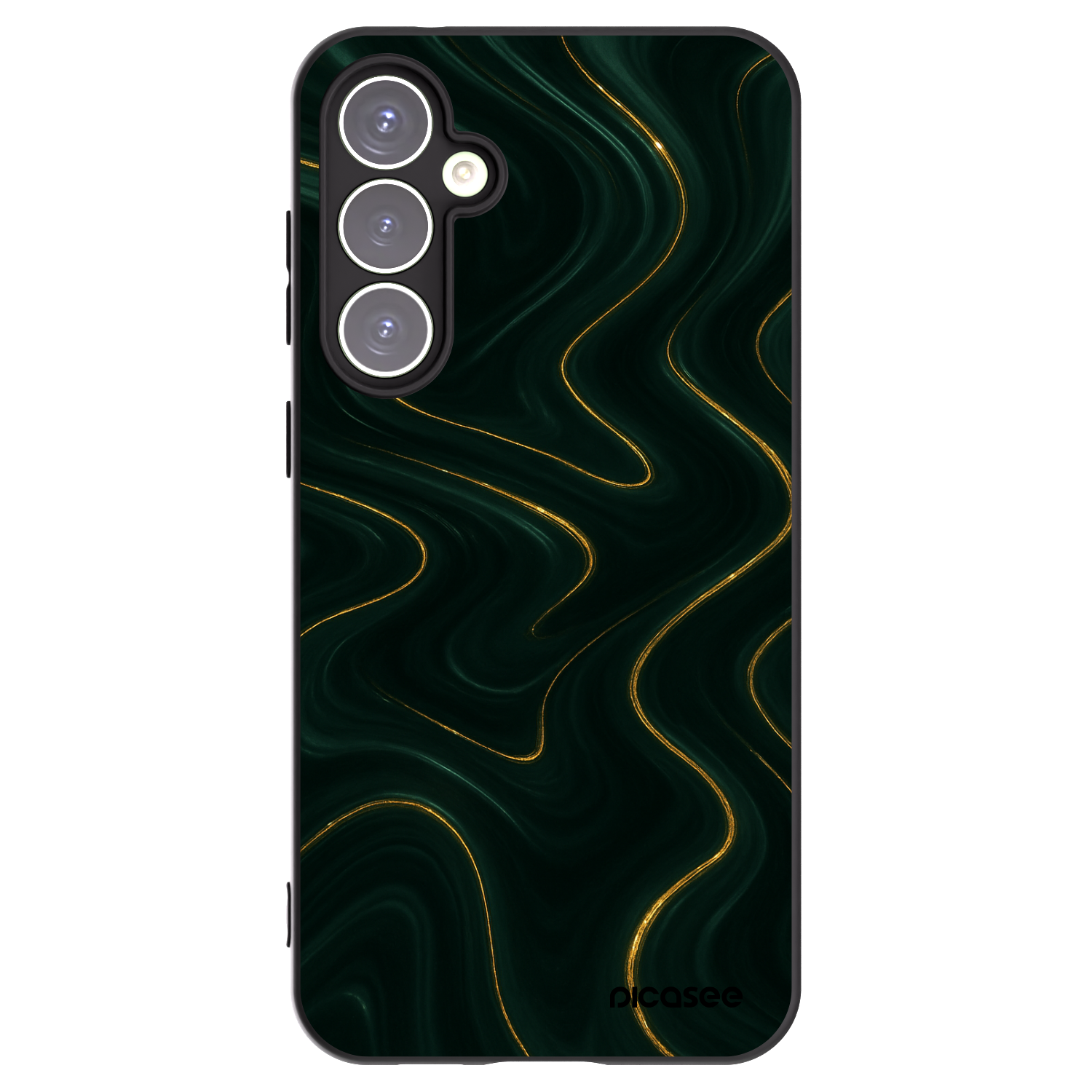 Picasee silikonowe czarne etui na Samsung Galaxy S23 FE S711B - Vawes