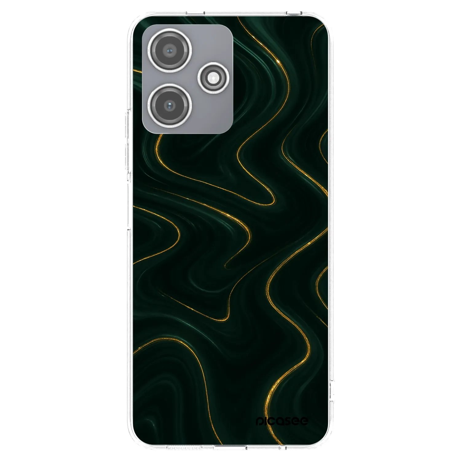 Picasee silikonowe przeźroczyste etui na Xiaomi Redmi 12 5G - Vawes