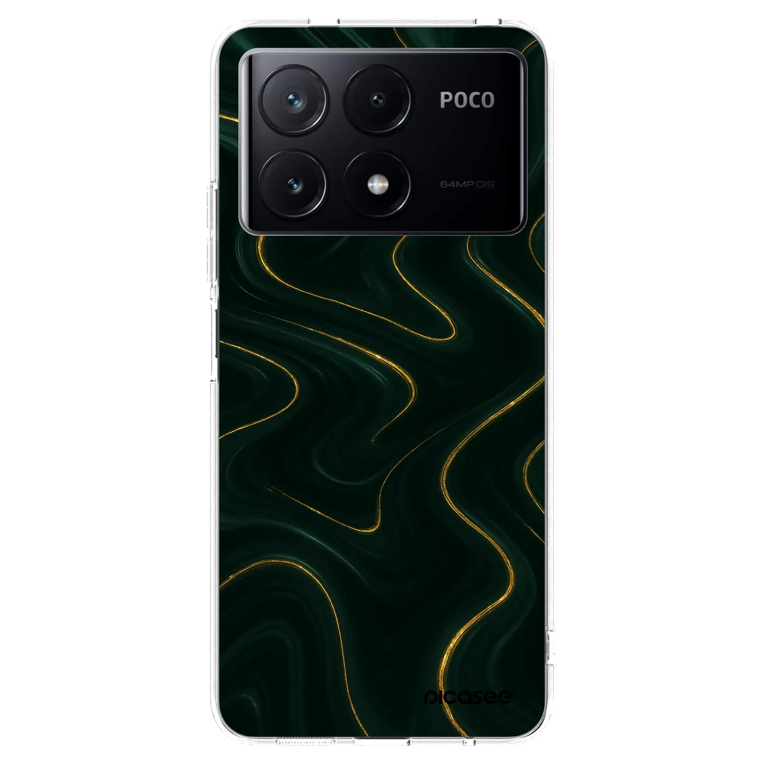 Picasee silikonowe przeźroczyste etui na Xiaomi Poco X6 Pro - Vawes