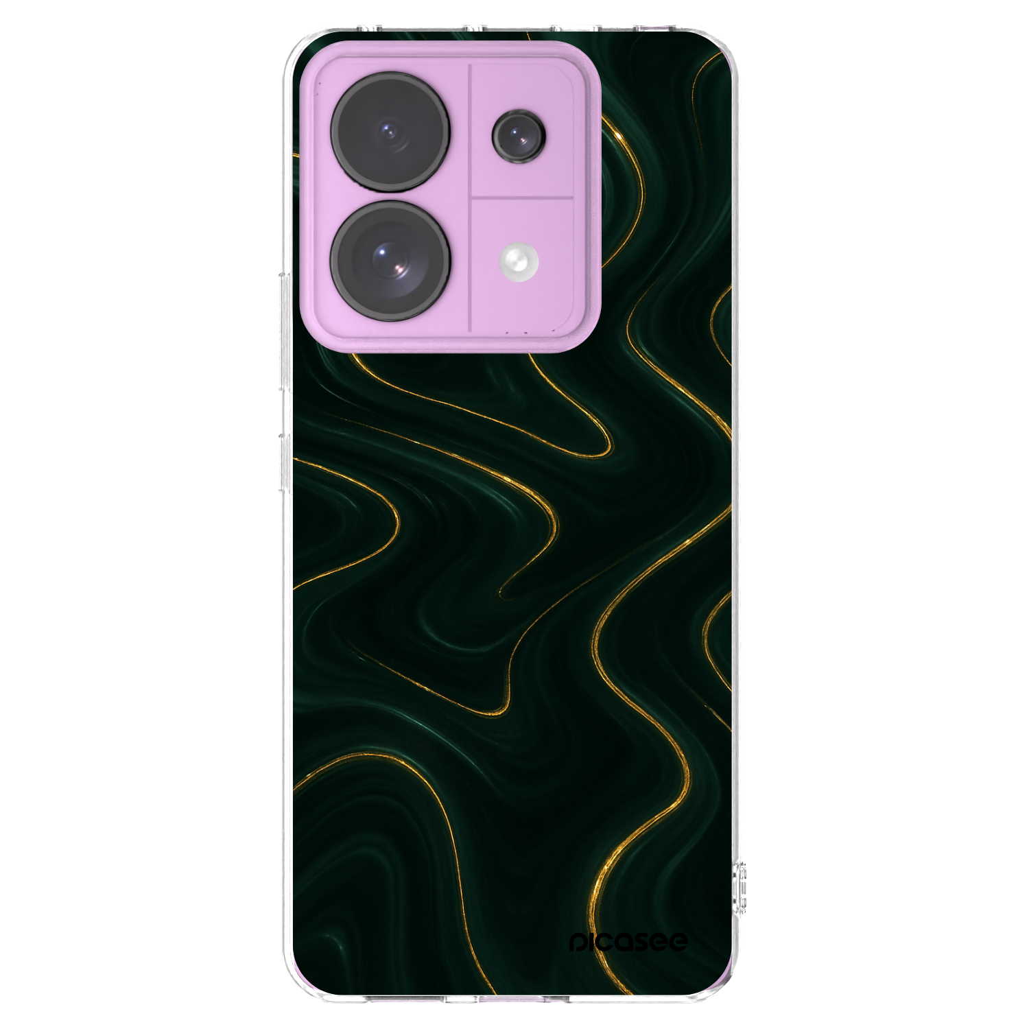Picasee silikonowe przeźroczyste etui na Xiaomi Redmi Note 13 Pro 5G - Vawes