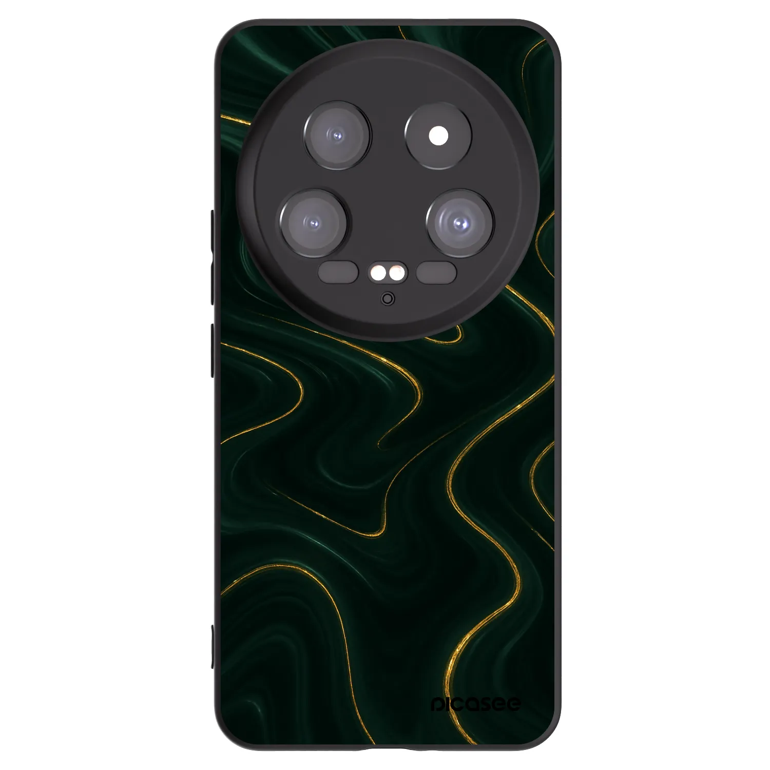 Picasee silikonowe czarne etui na Xiaomi 14 Ultra - Vawes