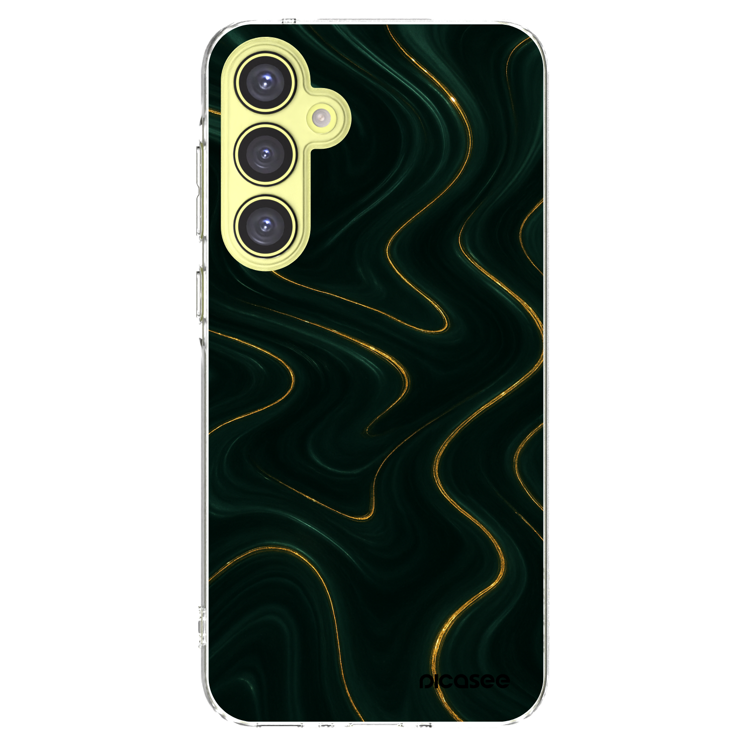 Picasee silikonowe przeźroczyste etui na Samsung Galaxy A35 5G A356B - Vawes