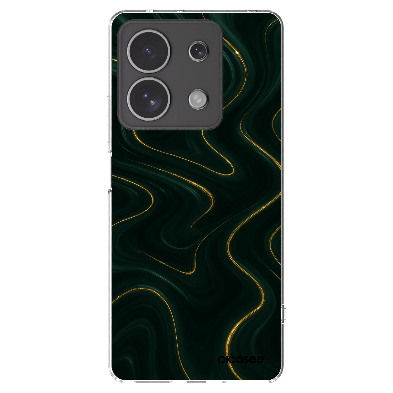 Picasee silikonowe przeźroczyste etui na Xiaomi Redmi Note 13 4G - Vawes