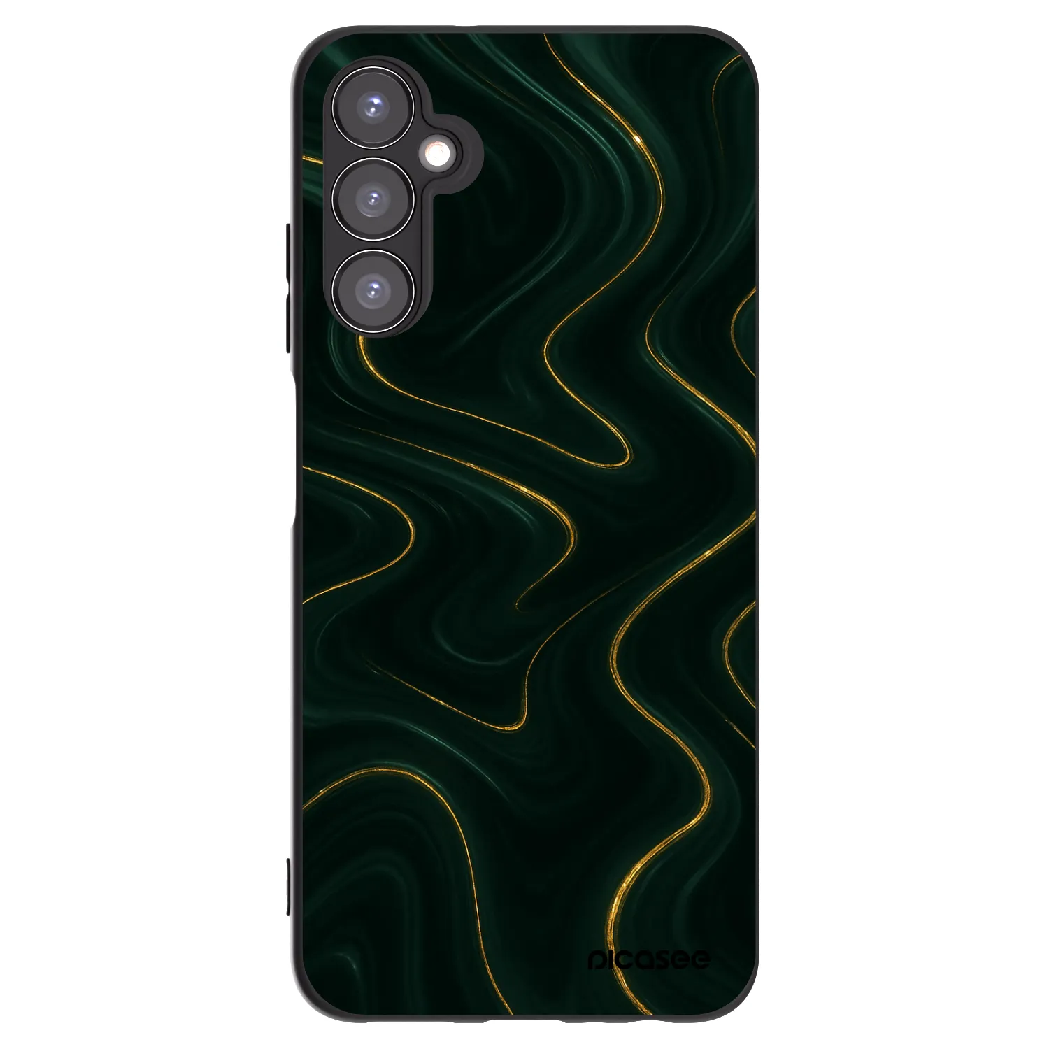 Picasee silikonowe czarne etui na Samsung Galaxy A05s A057G - Vawes