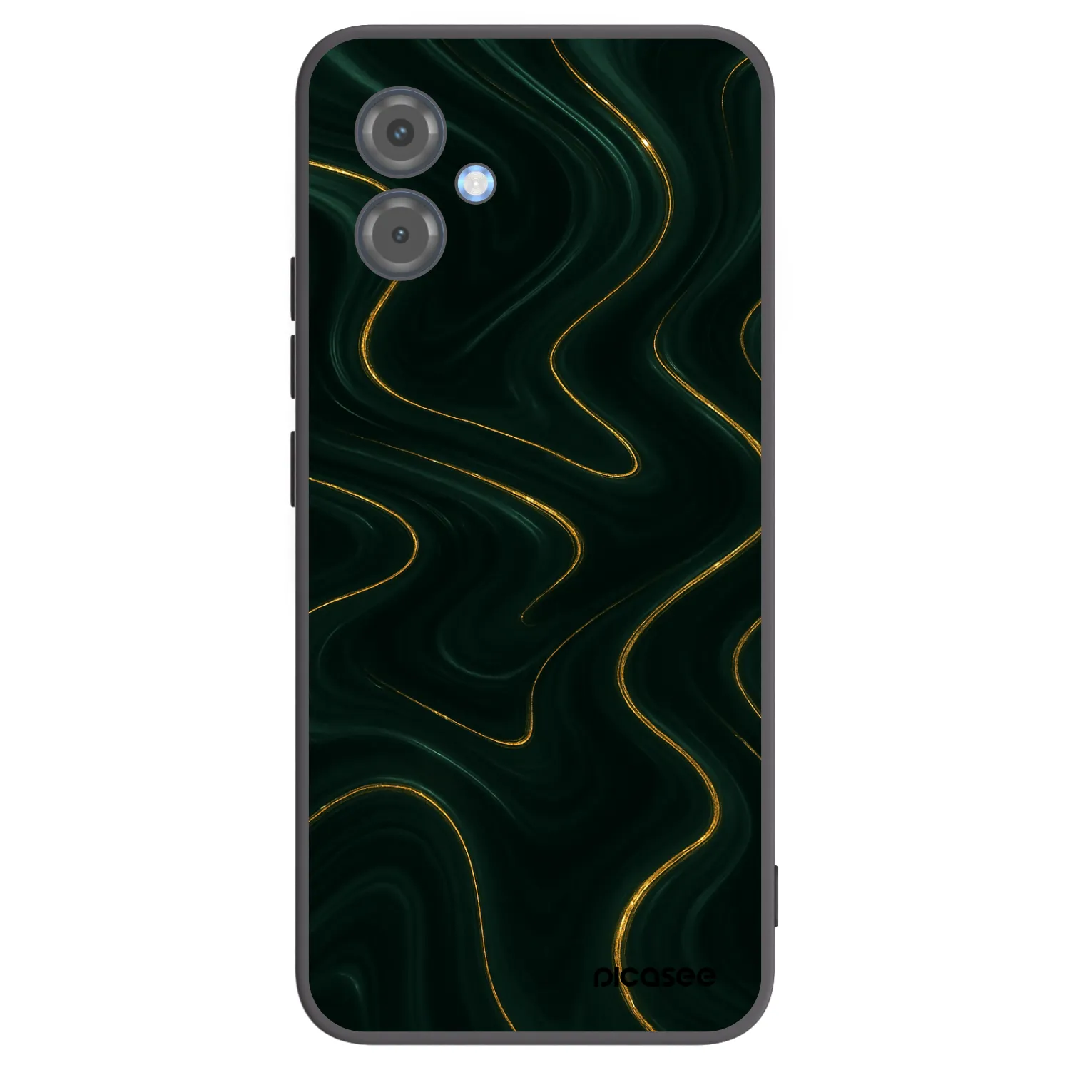Picasee silikonowe czarne etui na Motorola Moto G14 - Vawes