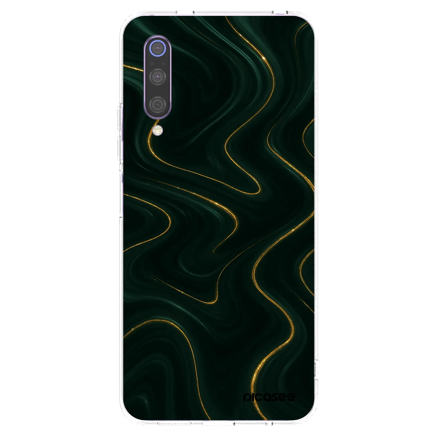 Picasee silikonowe przeźroczyste etui na Xiaomi Mi 9 - Vawes