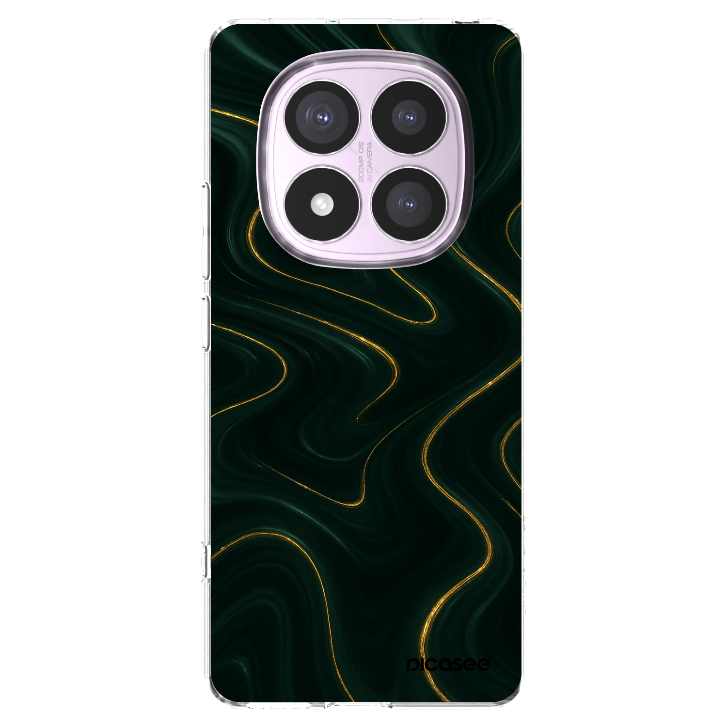 Picasee silikonowe przeźroczyste etui na Xiaomi Redmi Note 14 Pro 5G - Vawes