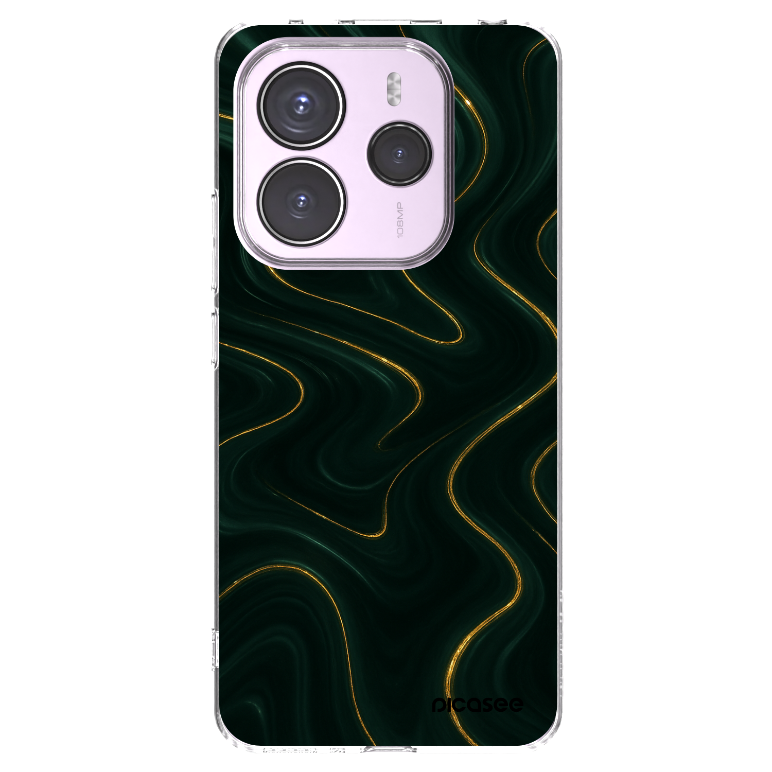 Picasee silikonowe przeźroczyste etui na Xiaomi Redmi Note 14 5G - Vawes