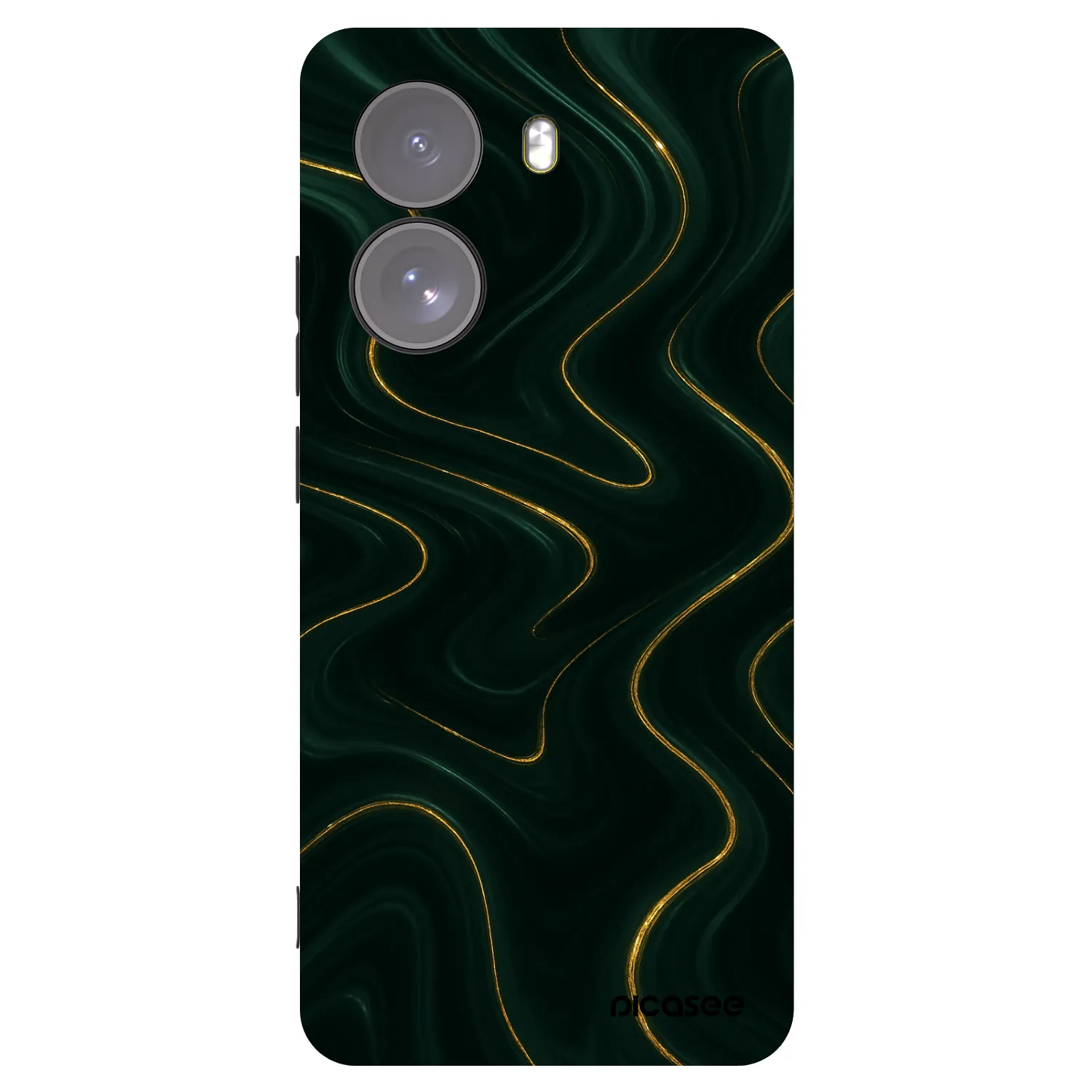 Picasee silikonowe czarne etui na Xiaomi Poco X7 - Vawes