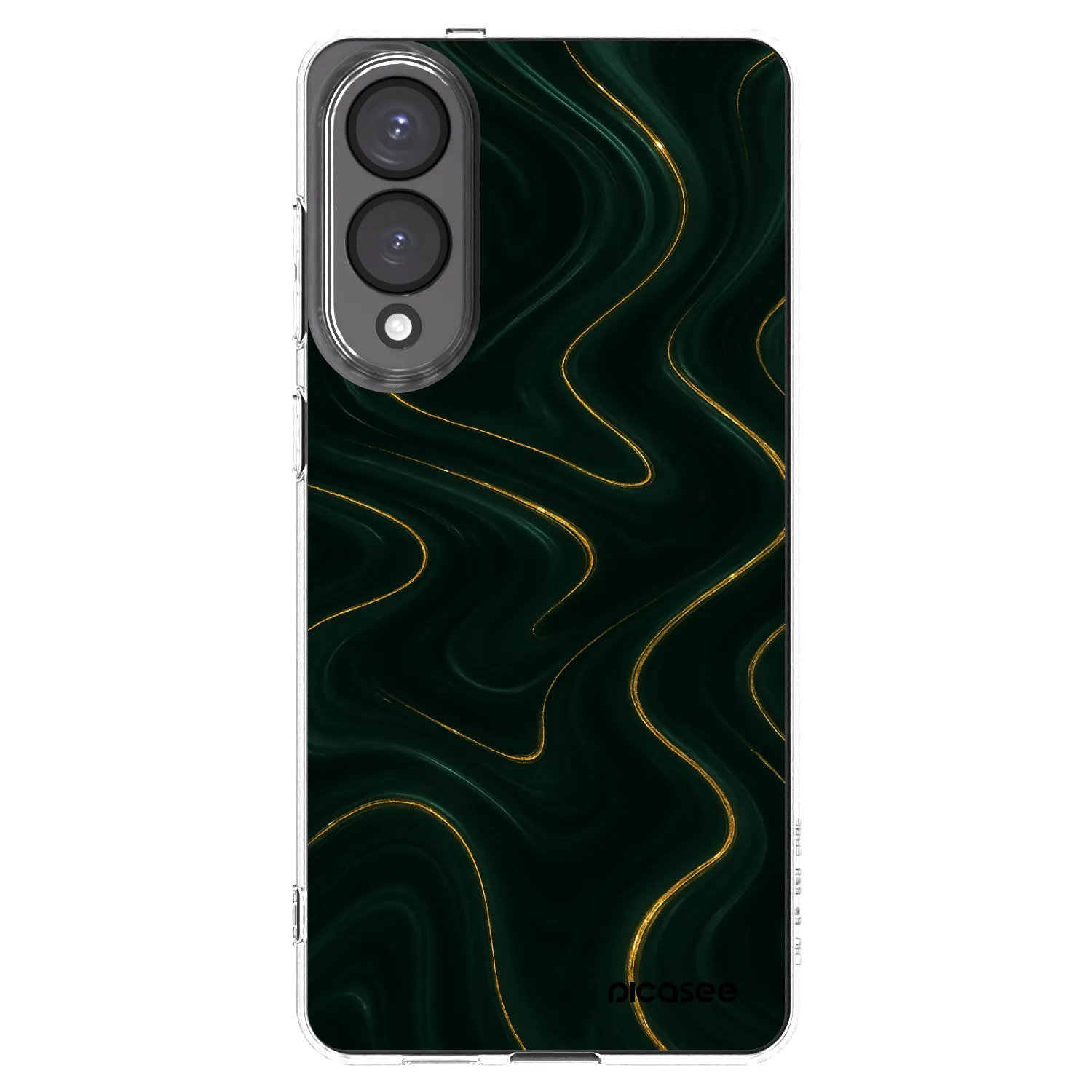 Picasee silikonowe przeźroczyste etui na Samsung Galaxy S25 Edge 5G - Vawes