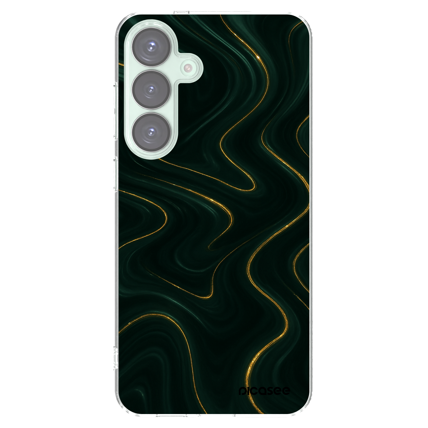 Picasee silikonowe przeźroczyste etui na Samsung Galaxy S25+ 5G - Vawes