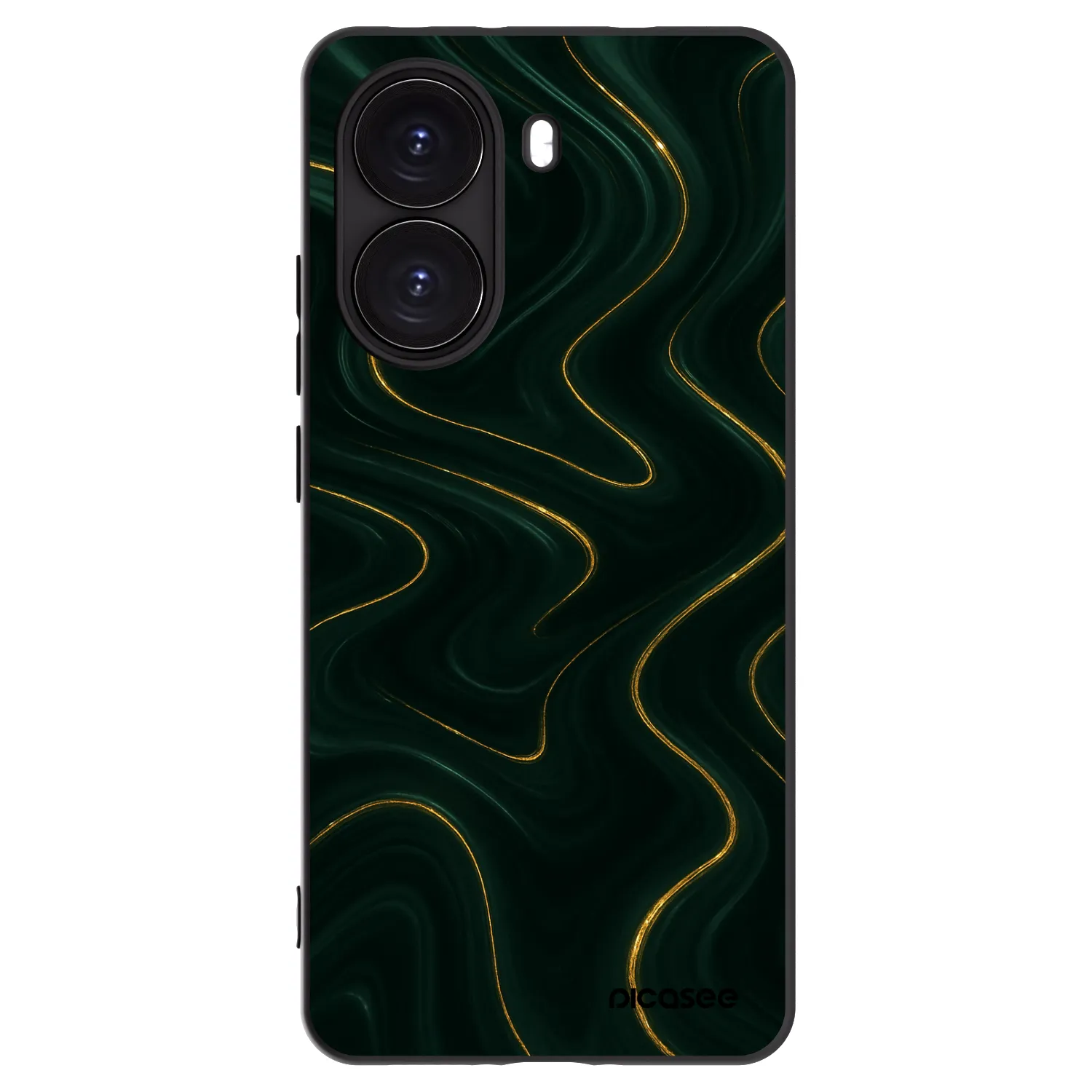 Picasee silikonowe czarne etui na Xiaomi Poco X7 Pro 5G - Vawes