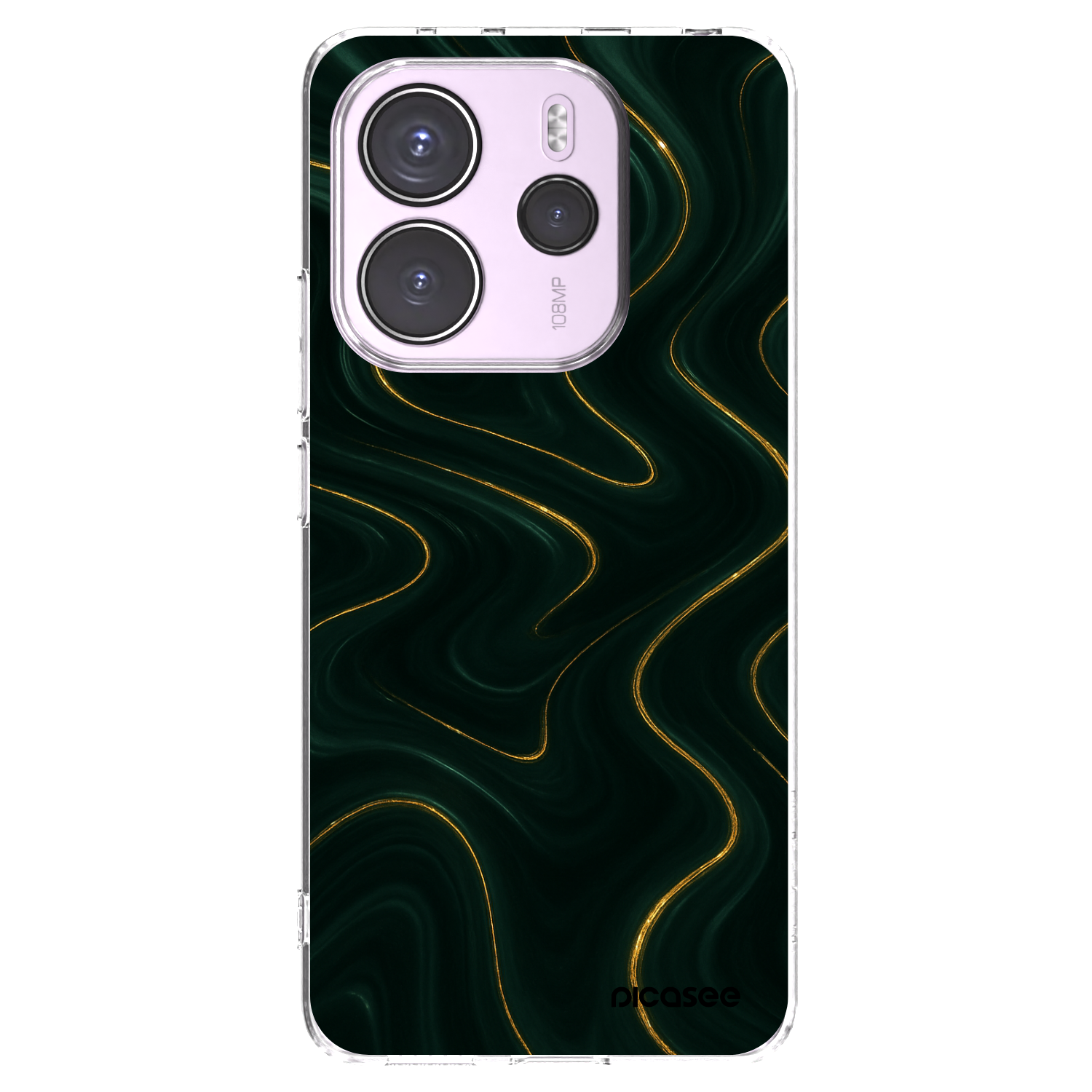 Picasee silikonowe przeźroczyste etui na Xiaomi Redmi Note 14 4G - Vawes