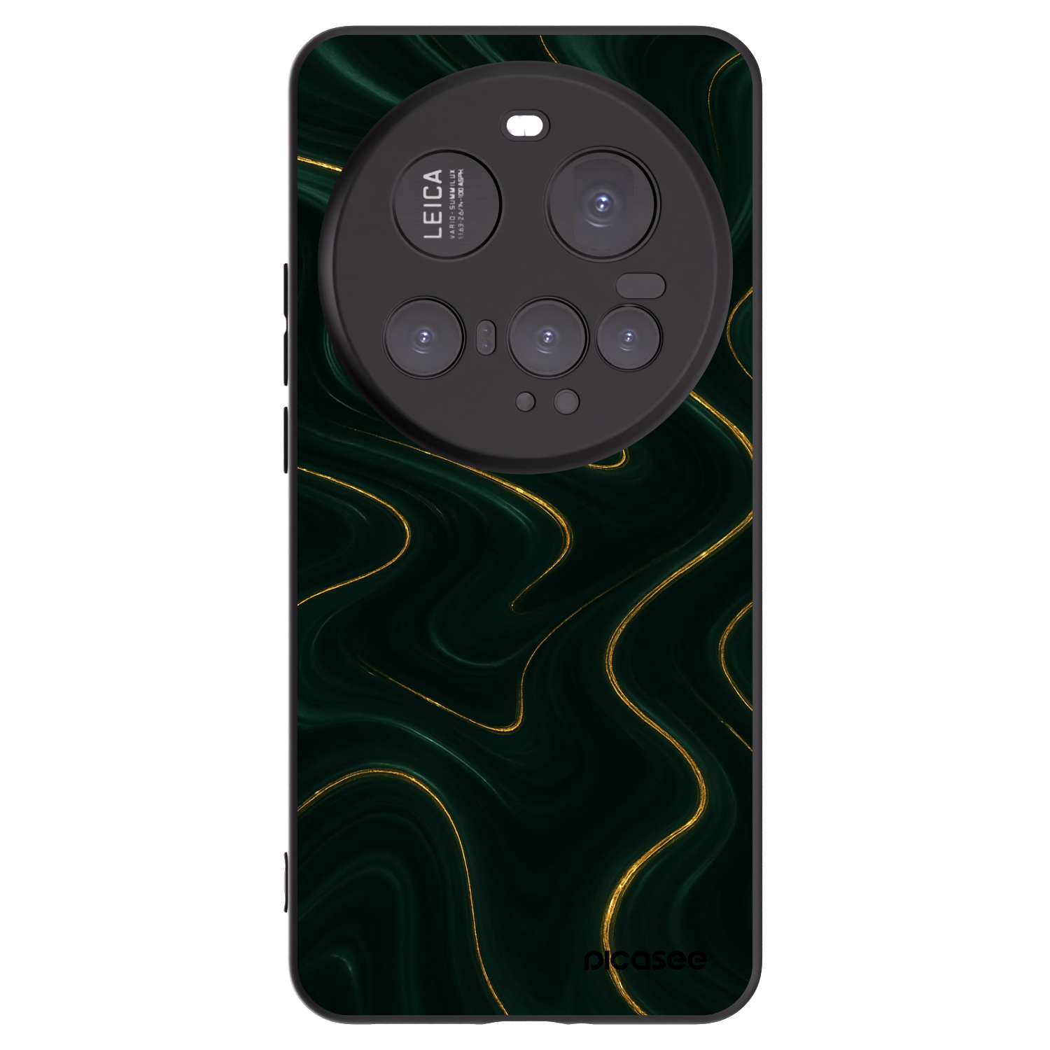 Picasee silikonowe czarne etui na Xiaomi 15 Ultra - Vawes