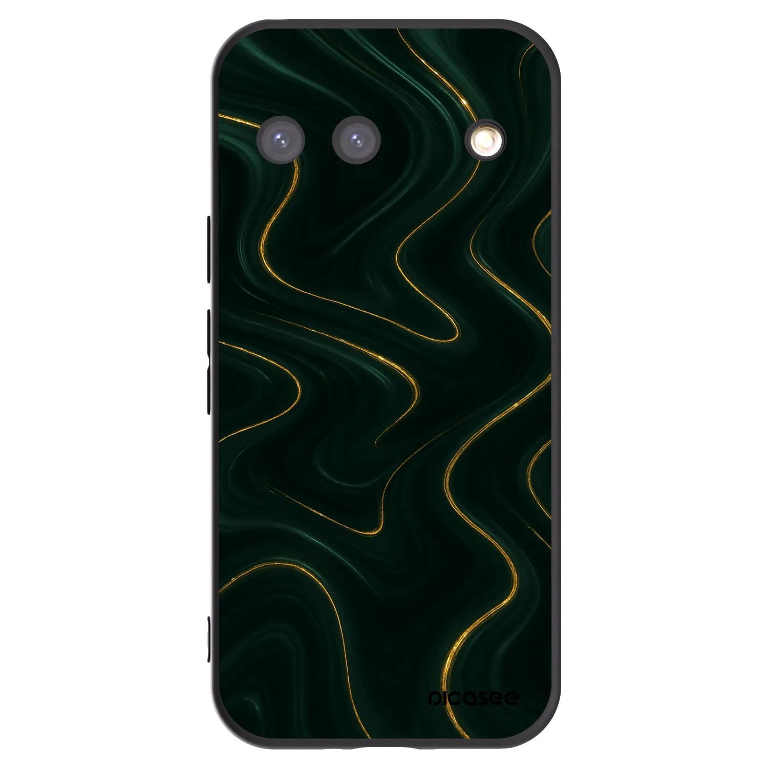 Picasee silikonowe czarne etui na Google Pixel 9 - Vawes