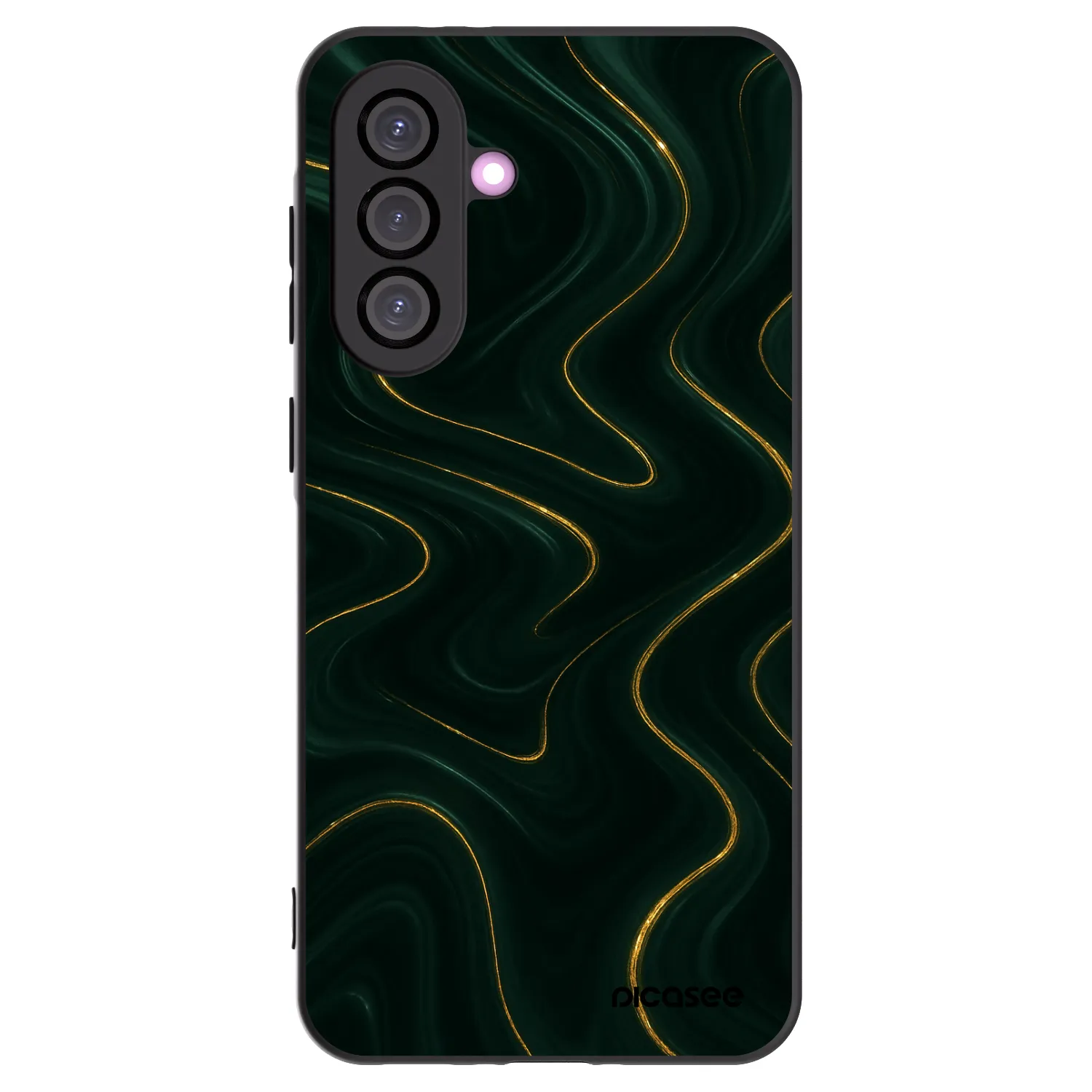Picasee silikonowe czarne etui na Samsung Galaxy A56 5G A566B - Vawes