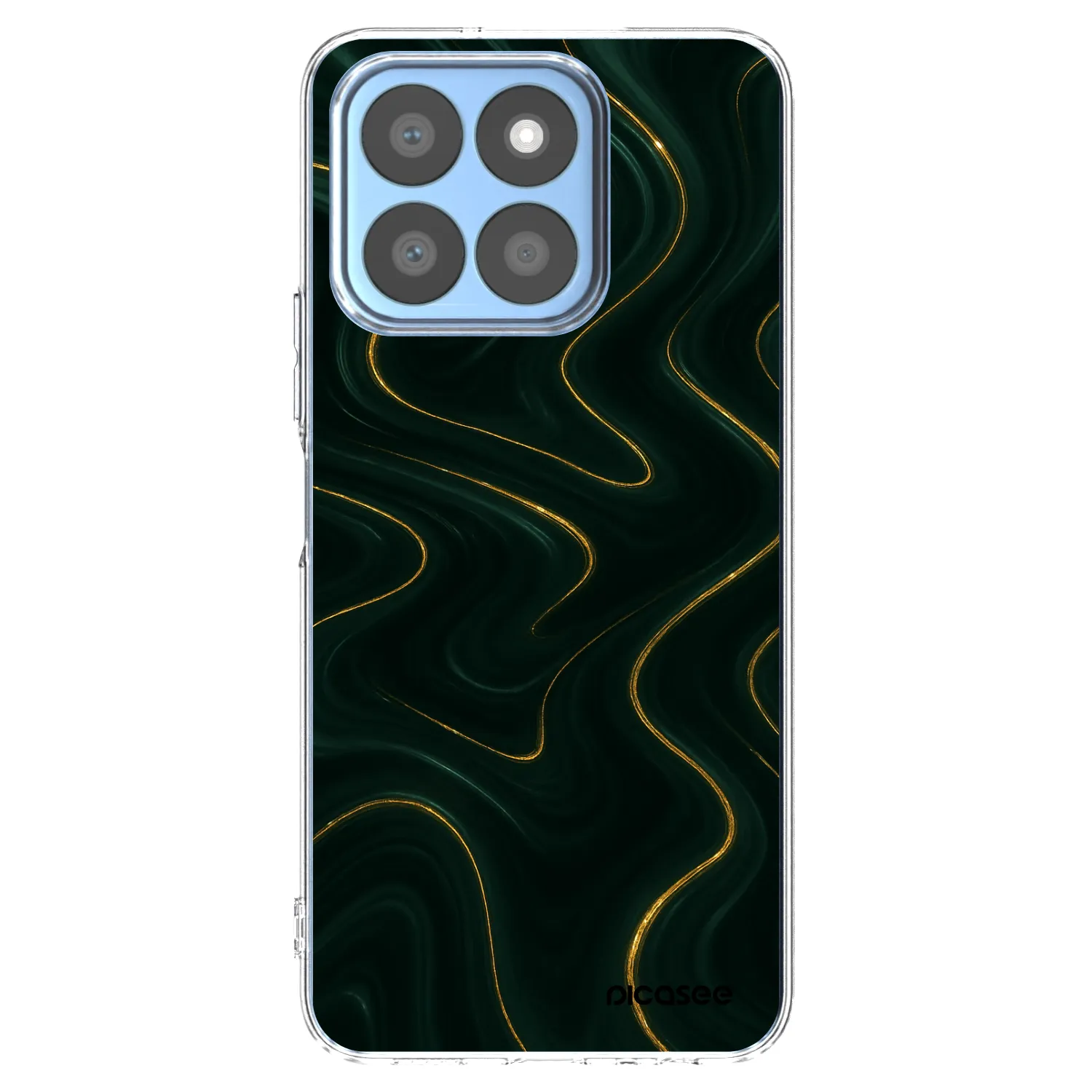 Picasee silikonowe przeźroczyste etui na Honor X8c - Vawes