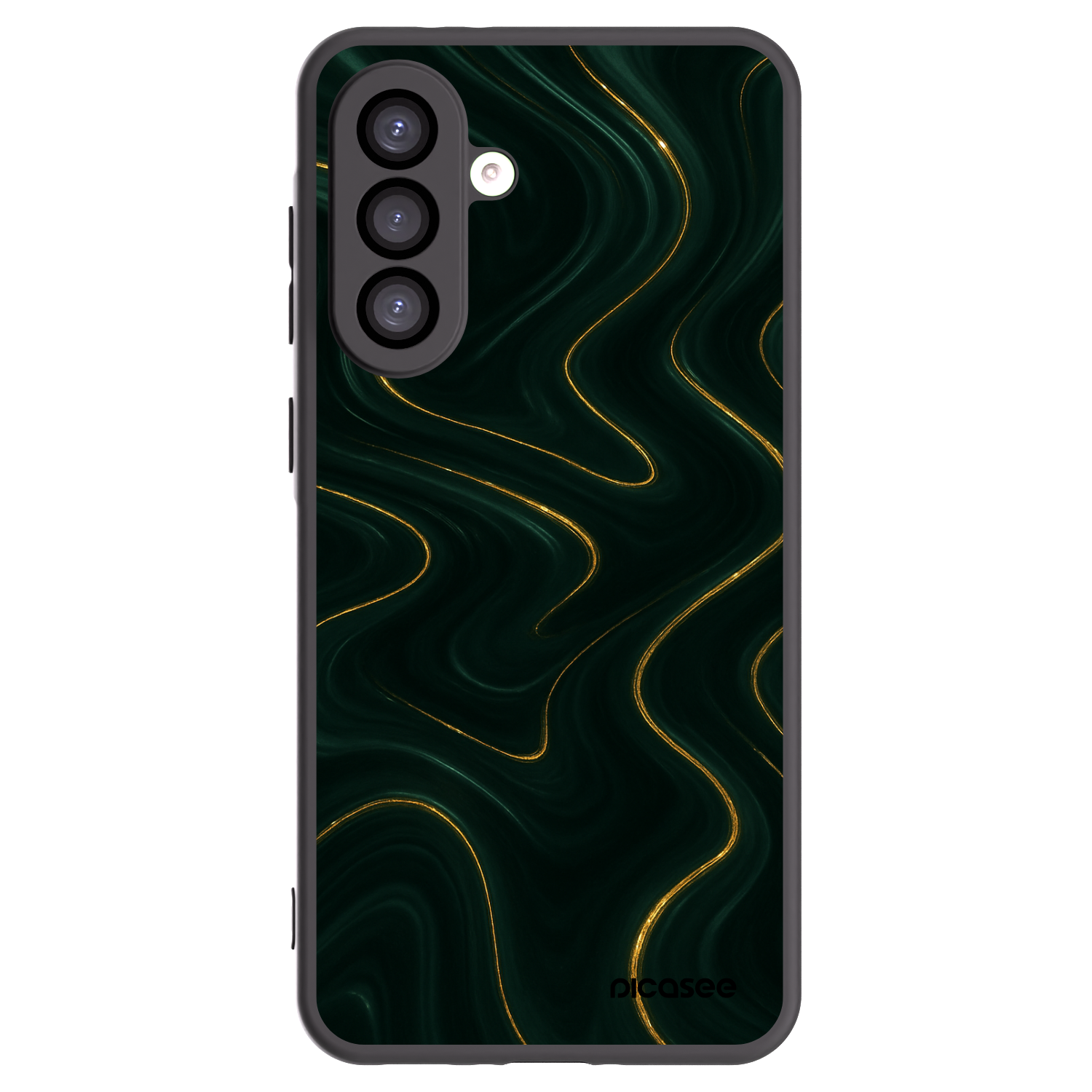 Picasee silikonowe czarne etui na Samsung Galaxy A26 5G A266B - Vawes