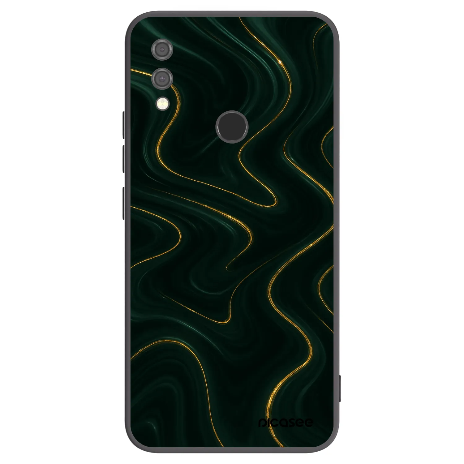 Picasee silikonowe czarne etui na Xiaomi Redmi Note 7 - Vawes