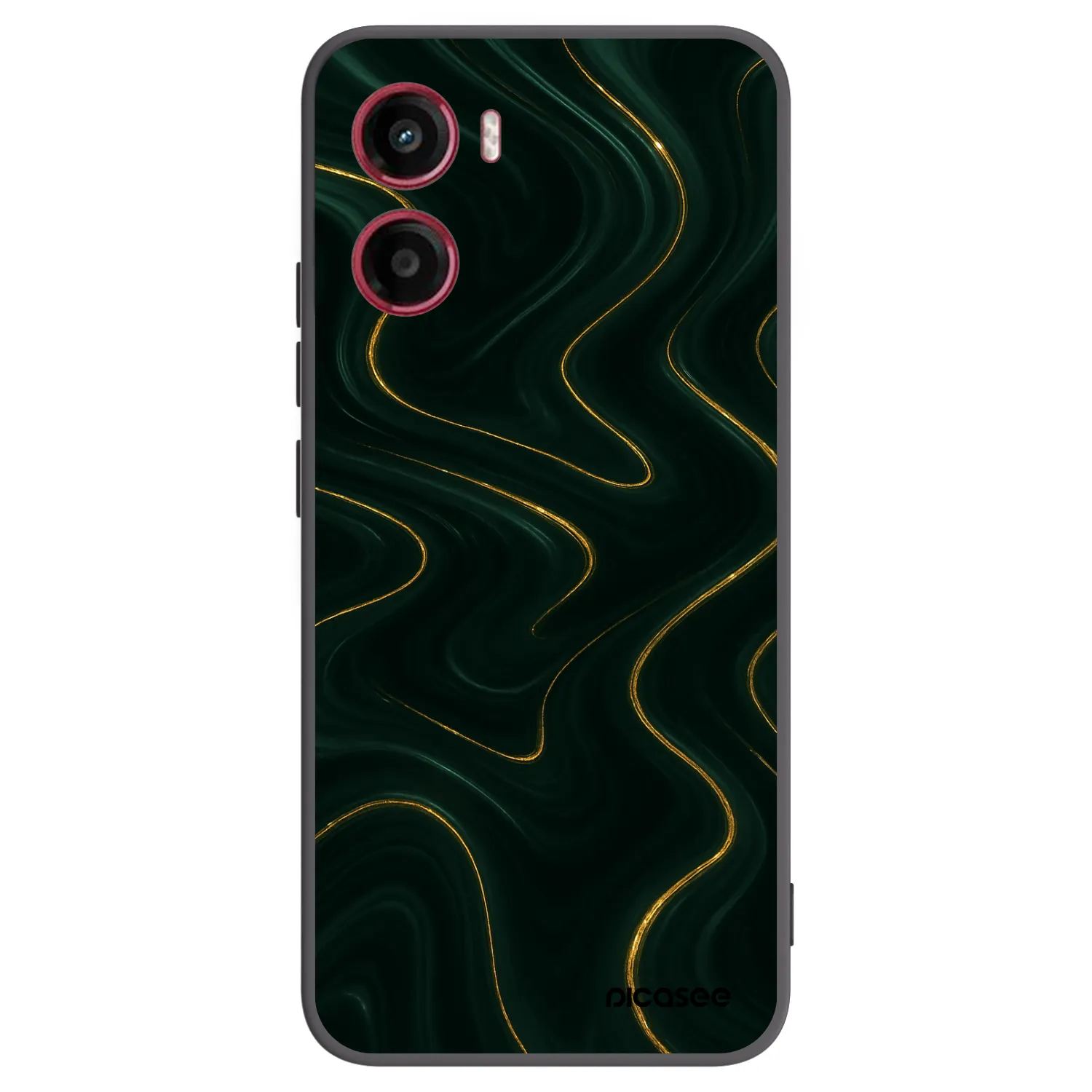 Picasee silikonowe czarne etui na Motorola Moto G05 - Vawes