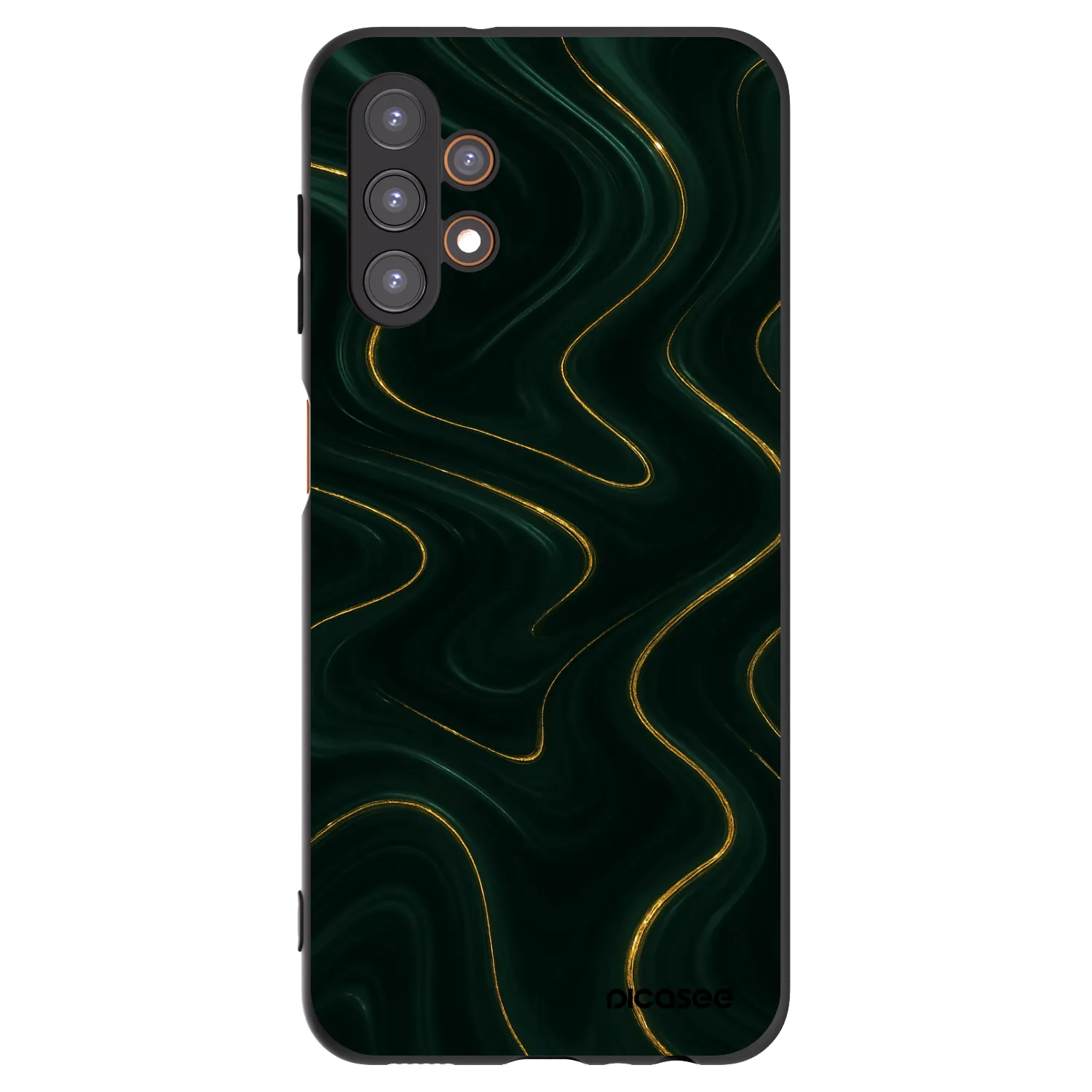 Picasee silikonowe czarne etui na Samsung Galaxy A13 5G - Vawes