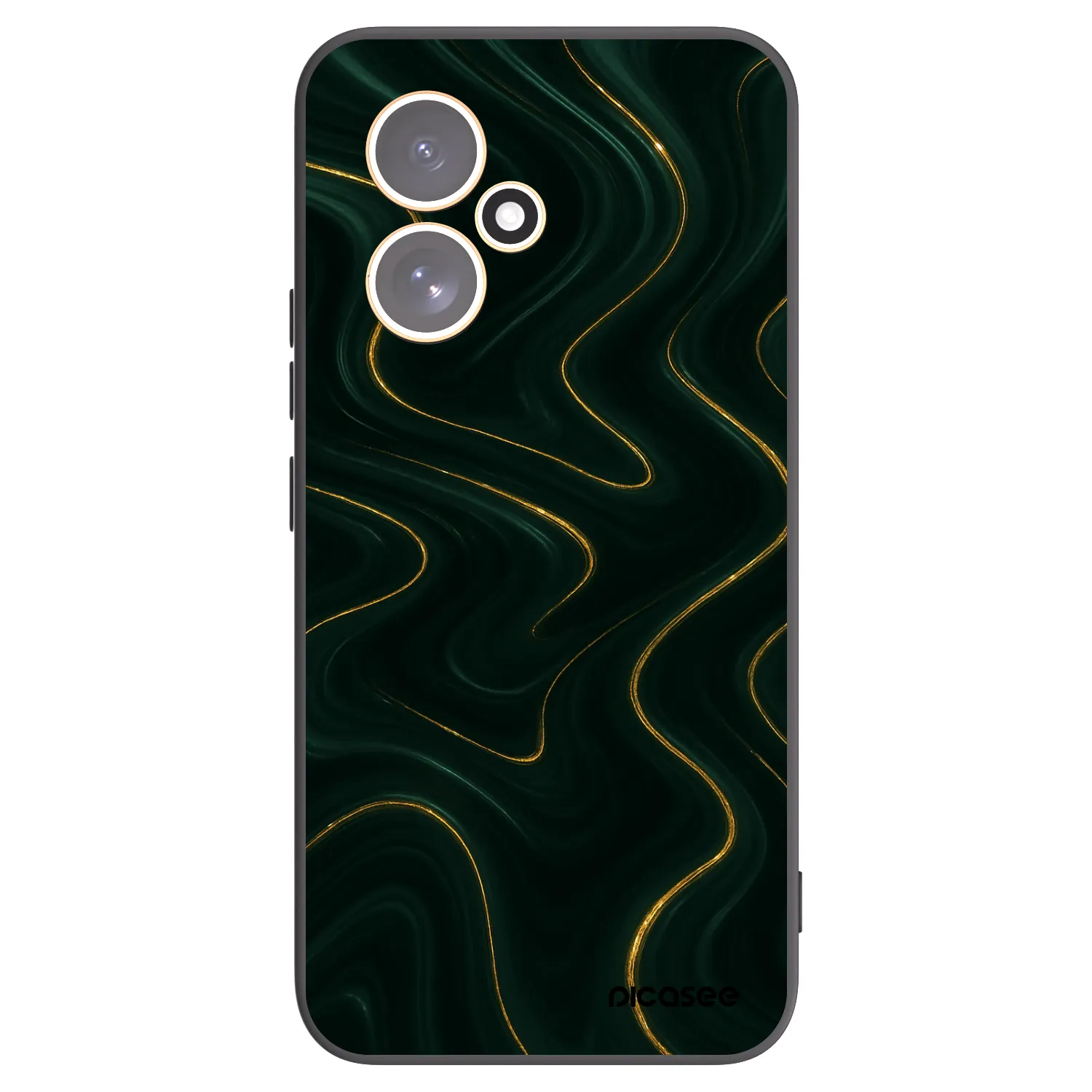 Picasee silikonowe czarne etui na Honor 400 5G - Vawes