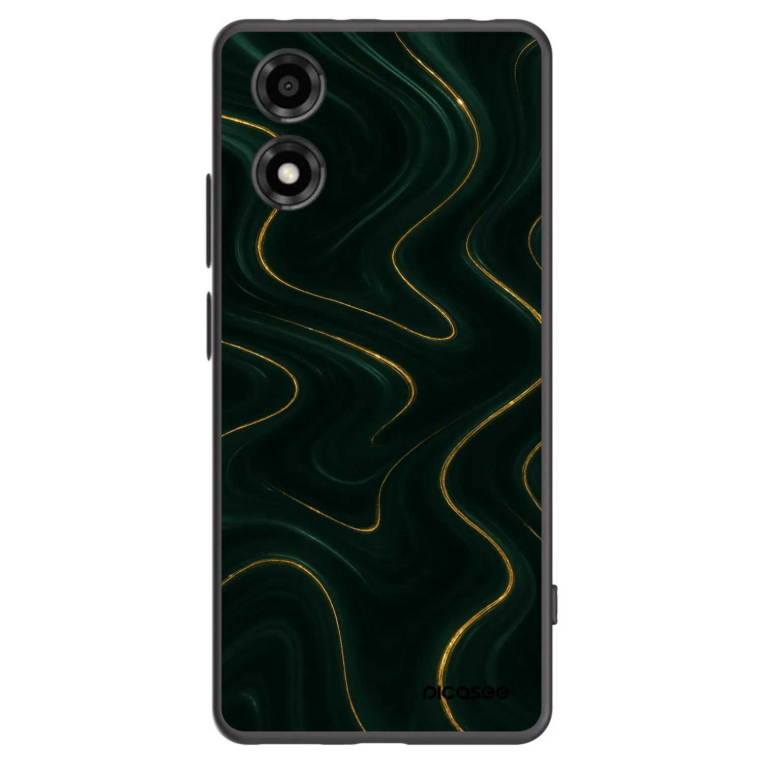 Picasee silikonowe czarne etui na Motorola Moto E14 - Vawes