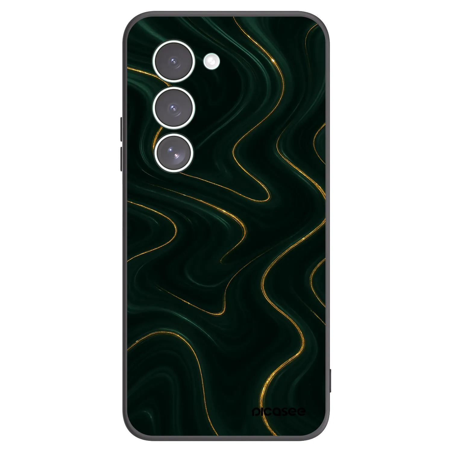 Picasee silikonowe czarne etui na Xiaomi Redmi 15 5G - Vawes