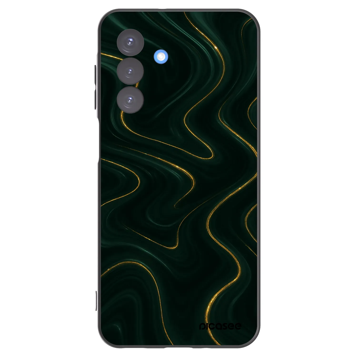 Picasee silikonowe czarne etui na Samsung Galaxy A17 5G - Vawes