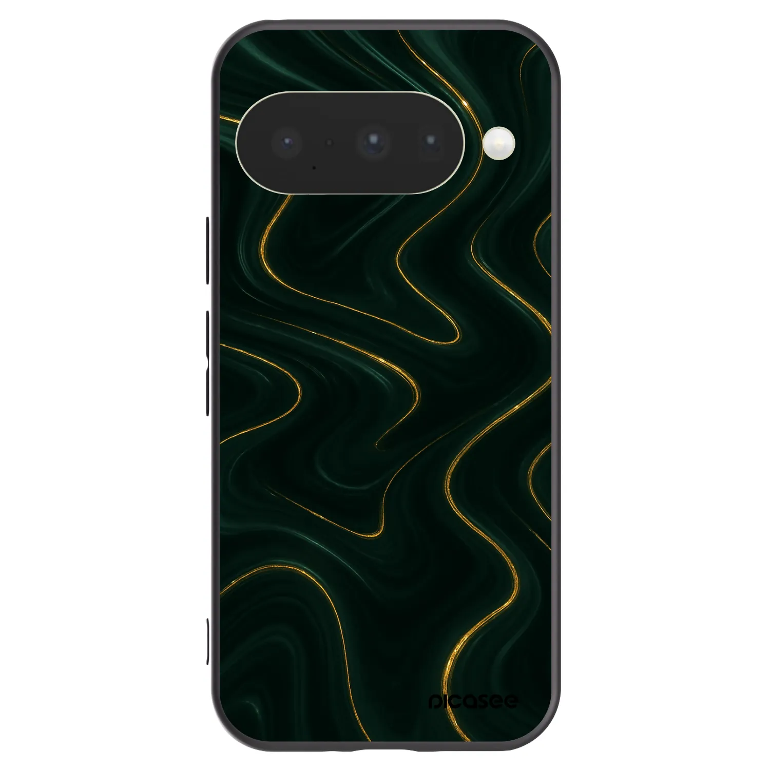 Picasee silikonowe czarne etui na Google Pixel 10 - Vawes