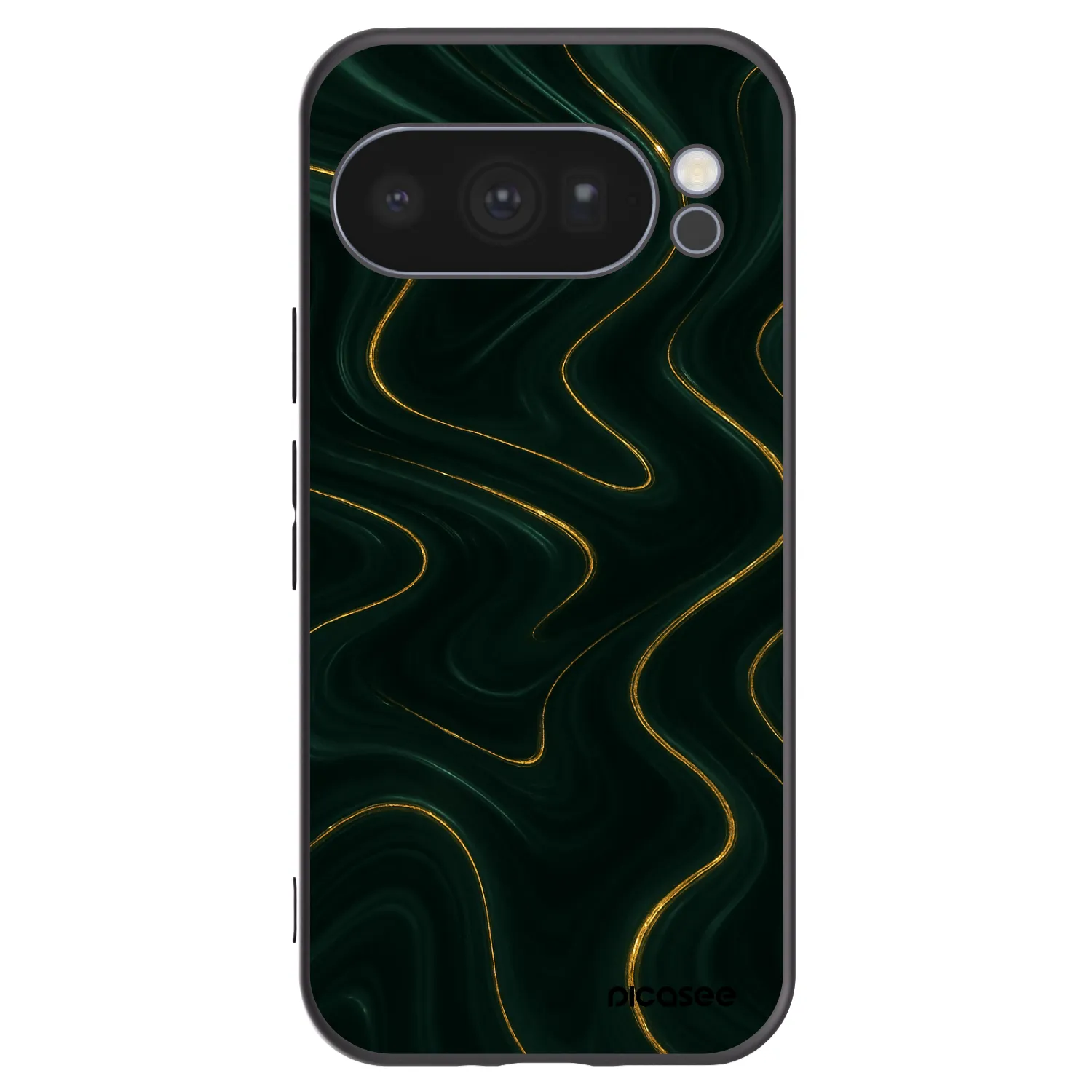 Picasee silikonowe czarne etui na Google Pixel 10 Pro - Vawes