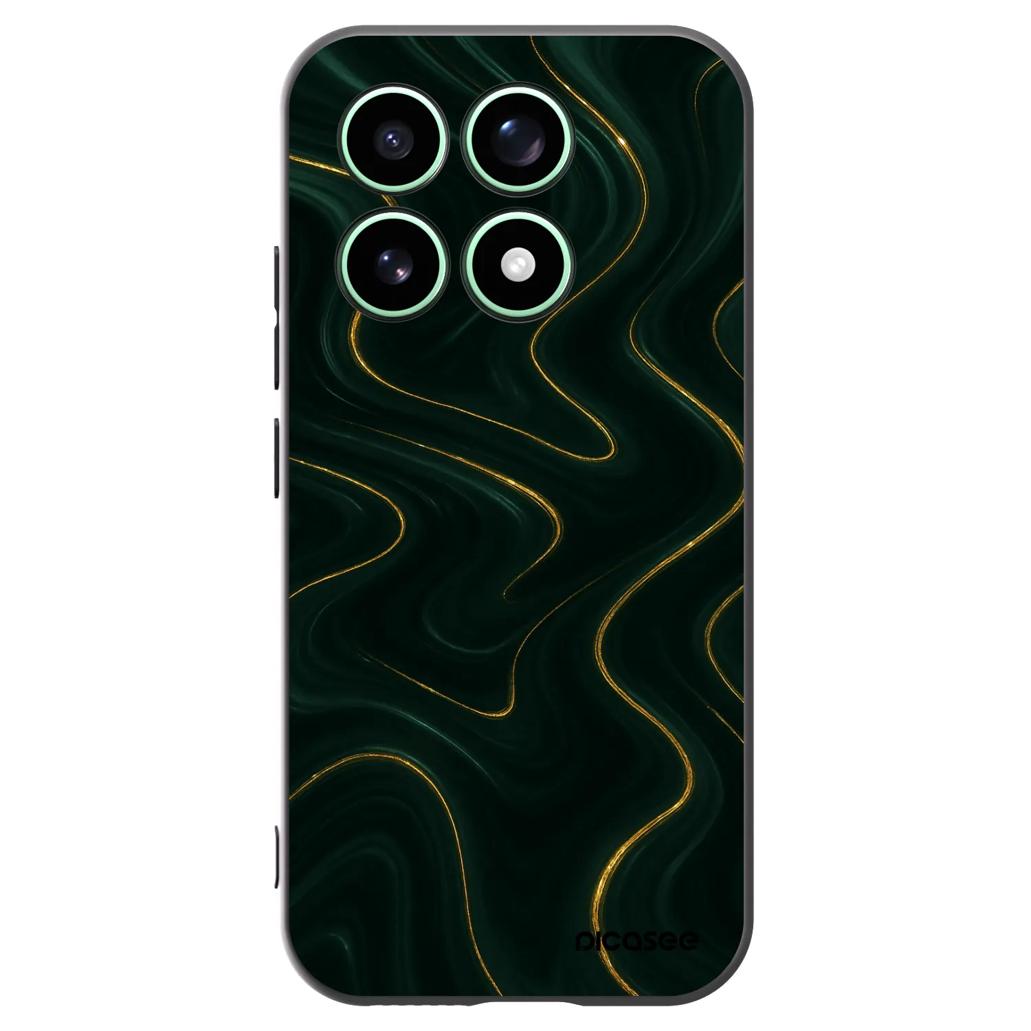 Picasee silikonowe czarne etui na Xiaomi 17 - Vawes