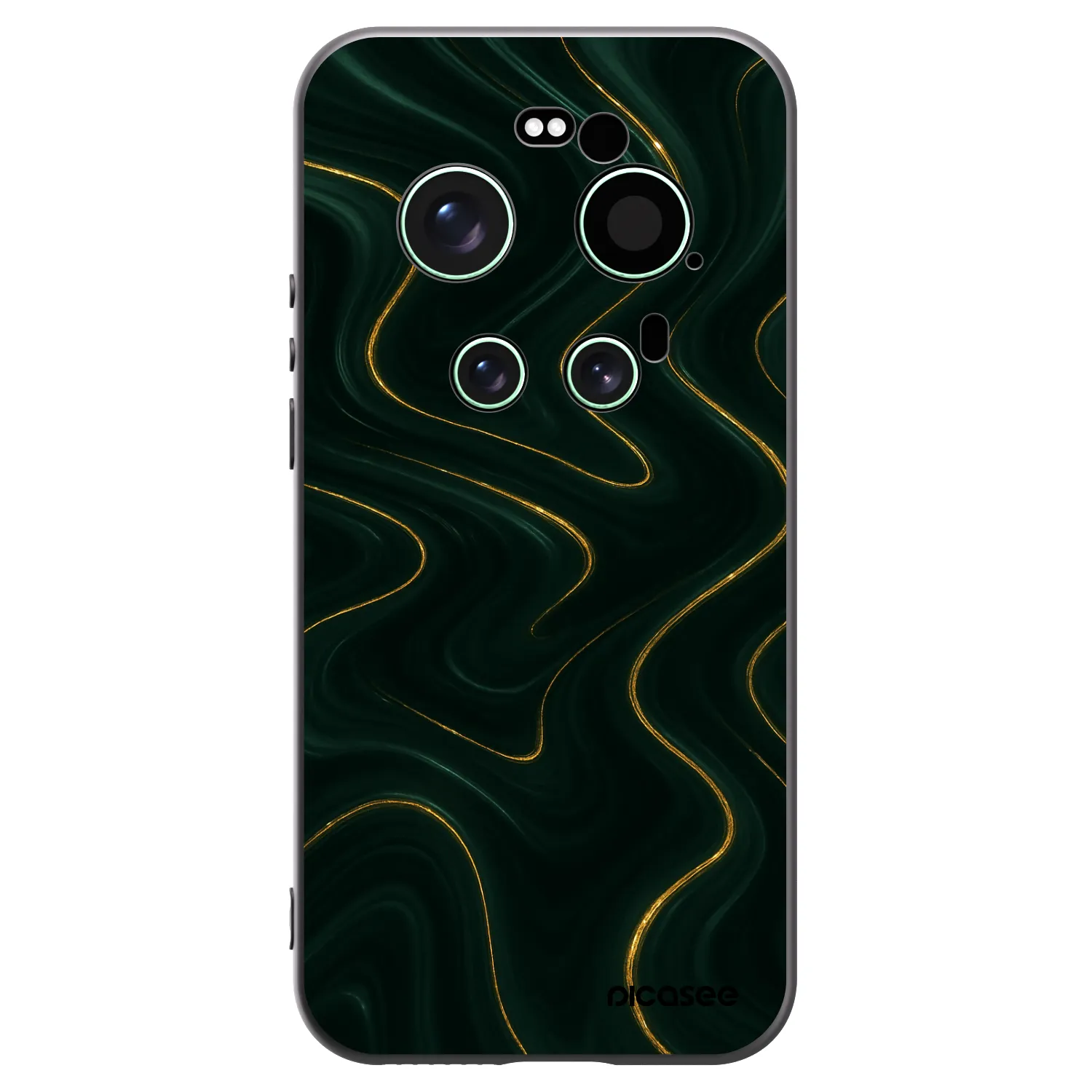 Picasee silikonowe czarne etui na Xiaomi 17 Ultra - Vawes
