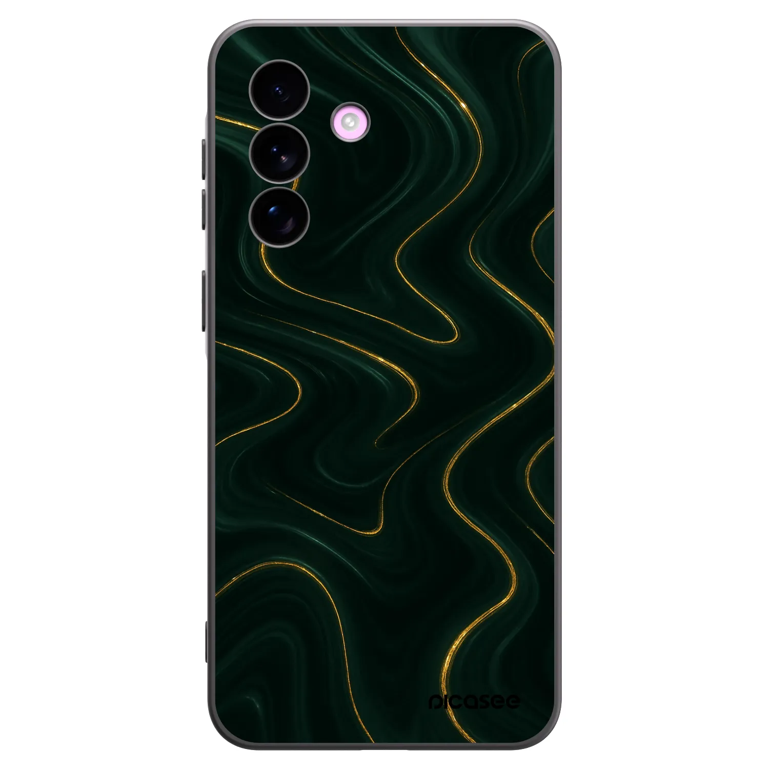 Picasee silikonowe czarne etui na Samsung Galaxy A57 5G - Vawes