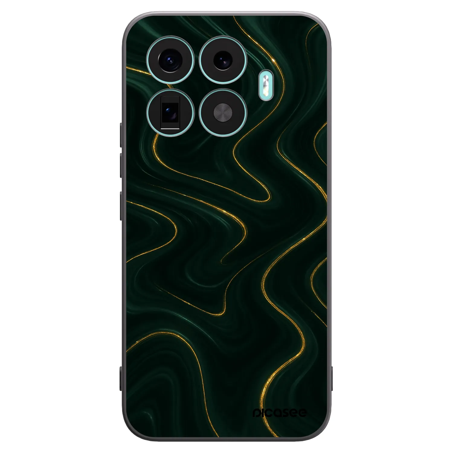 Picasee silikonowe czarne etui na Xiaomi 17T Pro - Vawes