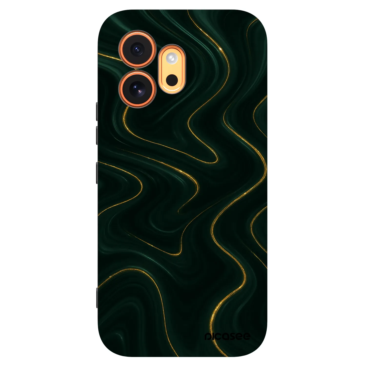 Picasee silikonowe czarne etui na Honor 600 - Vawes