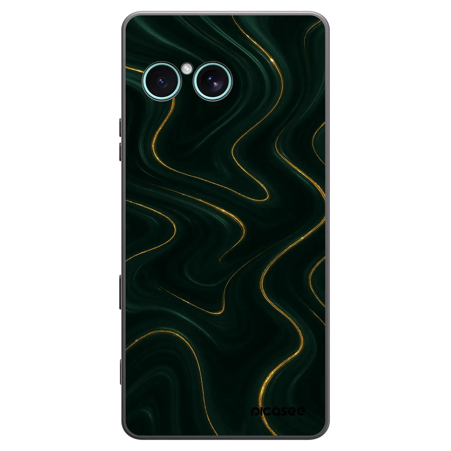 Picasee silikonowe czarne etui na Sony Xperia 10 VII - Vawes