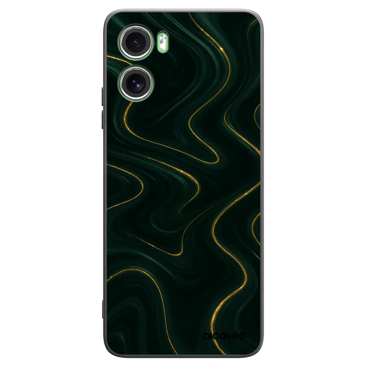 Picasee silikonowe czarne etui na Motorola Moto G06 - Vawes