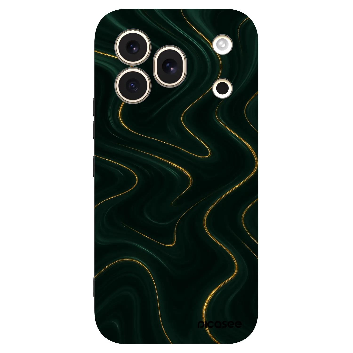 Picasee silikonowe czarne etui na Honor 600 Pro - Vawes